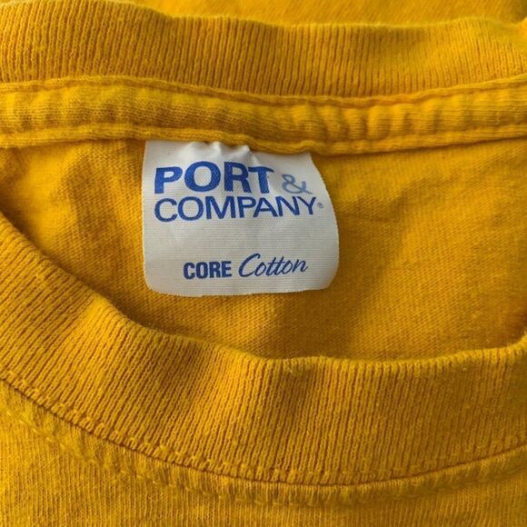 McDonalds Uniform Crewneck T Shirt S Orange Short Sleeve Crispy Chicken Snack T - Picture 6 of 6